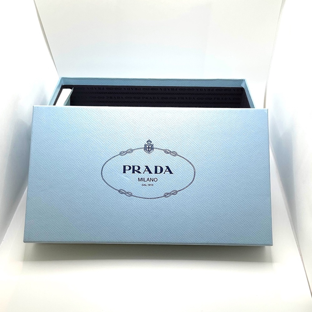 PRADA shoe box empty 7 x 12”